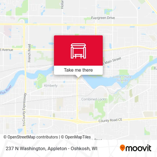 Mapa de 237 N Washington