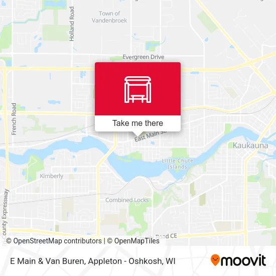 Mapa de E Main & Van Buren