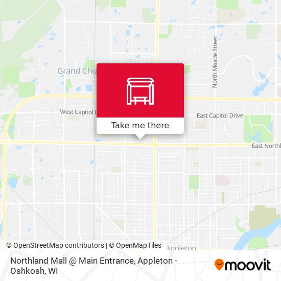 Mapa de Northland Mall @ Main Entrance