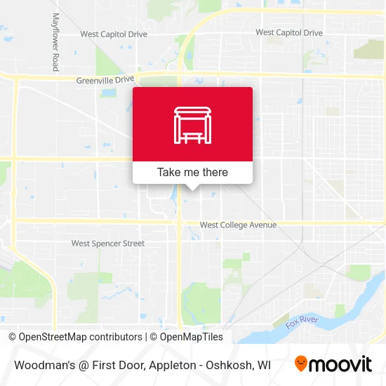 Mapa de Woodman's @ First Door