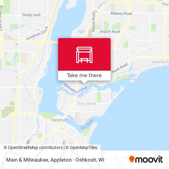 Main & Milwaukee map