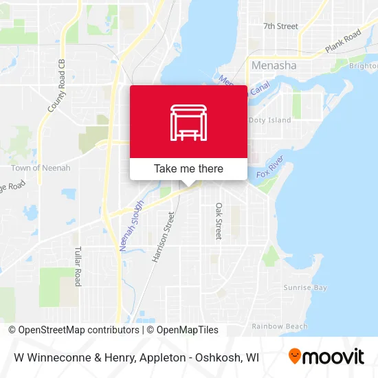 Mapa de W Winneconne & Henry