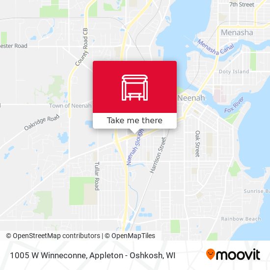 1005 W Winneconne map