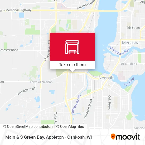 Mapa de Main & S Green Bay