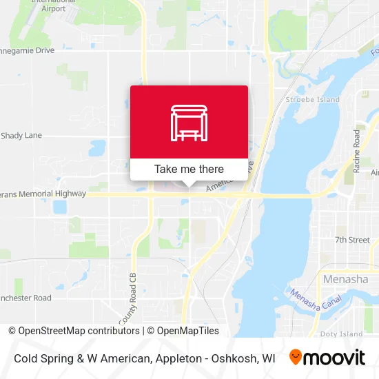 Mapa de Cold Spring & W American