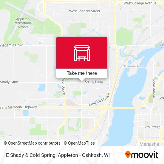 Mapa de E Shady & Cold Spring