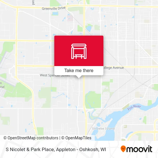 Mapa de S Nicolet & Park Place