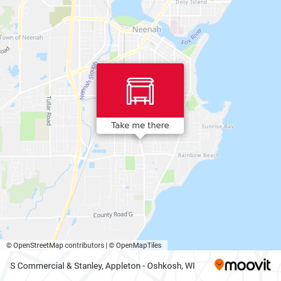 S Commercial & Stanley map