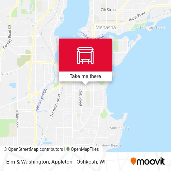 Mapa de Elm & Washington
