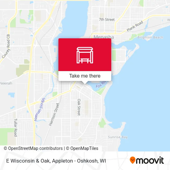 Mapa de E Wisconsin & Oak
