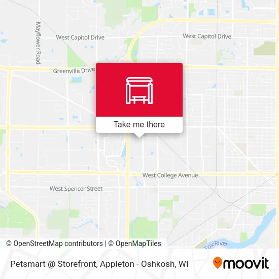 Mapa de Petsmart @ Storefront