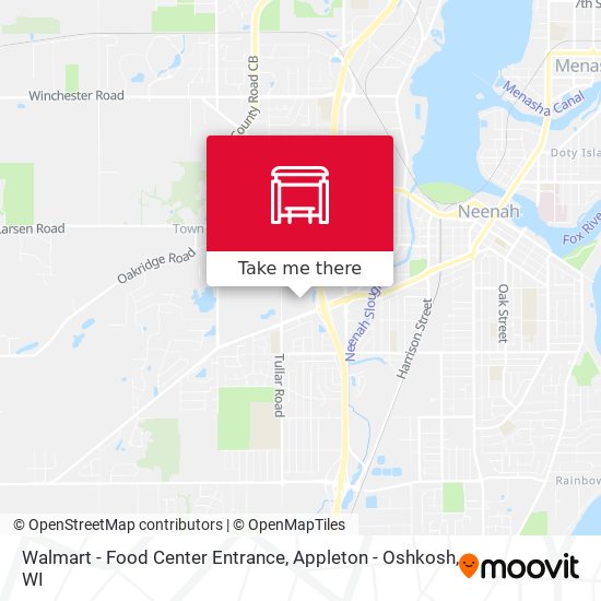 Walmart - Food Center Entrance map