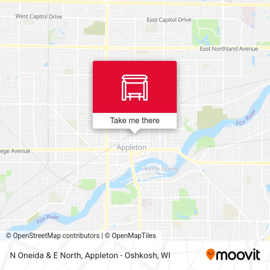 Mapa de N Oneida & E North