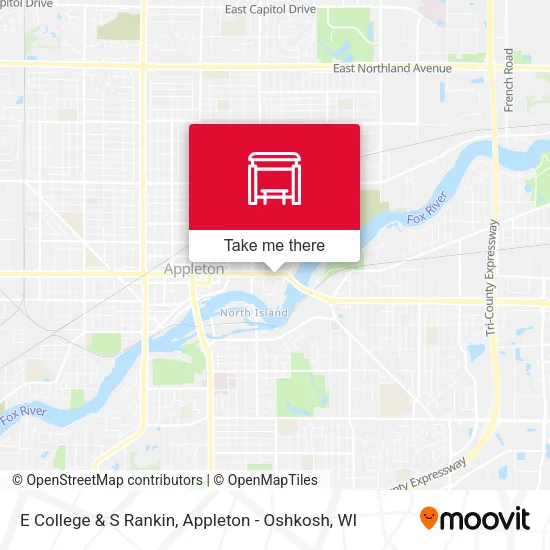 Mapa de E College & S Rankin