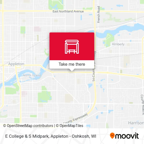 Mapa de E College & S Midpark