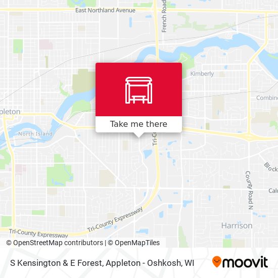 Mapa de S Kensington & E Forest