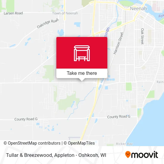 Mapa de Tullar & Breezewood
