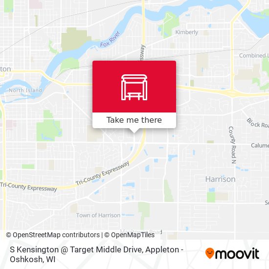 S Kensington @ Target Middle Drive map