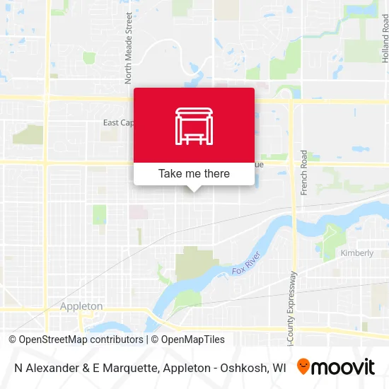 Mapa de N Alexander & E Marquette