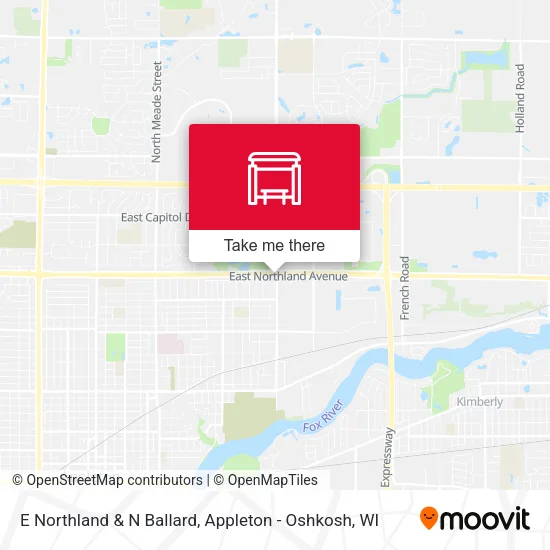 E Northland & N Ballard map