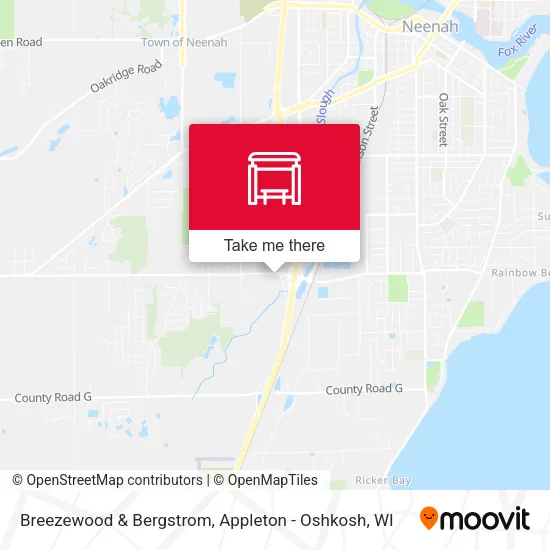 Mapa de Breezewood & Bergstrom