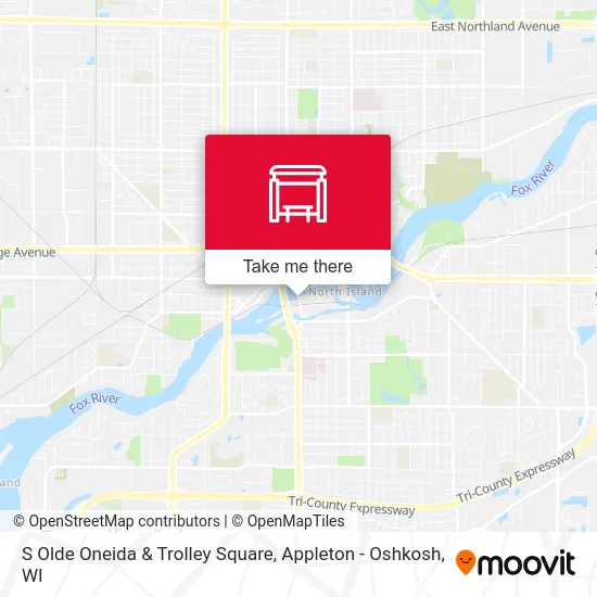 Mapa de S Olde Oneida & Trolley Square