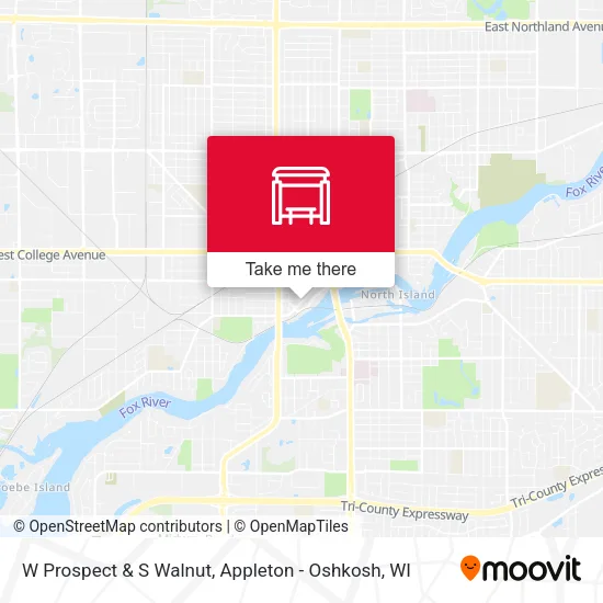 Mapa de W Prospect & S Walnut