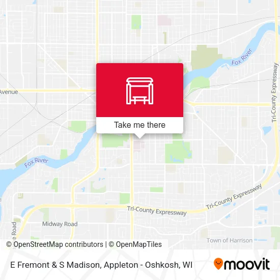 Mapa de E Fremont & S Madison