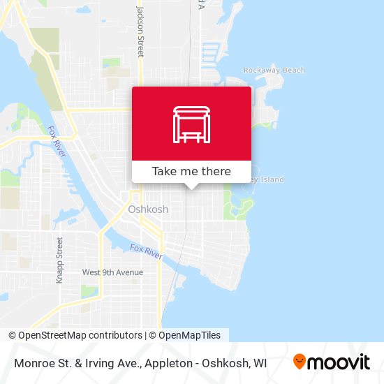 Mapa de Monroe St. & Irving Ave.