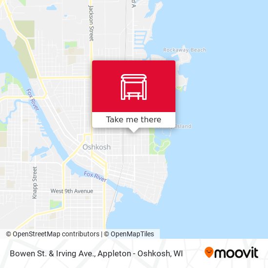 Mapa de Bowen St. & Irving Ave.