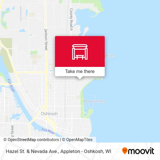 Mapa de Hazel St. & Nevada Ave.