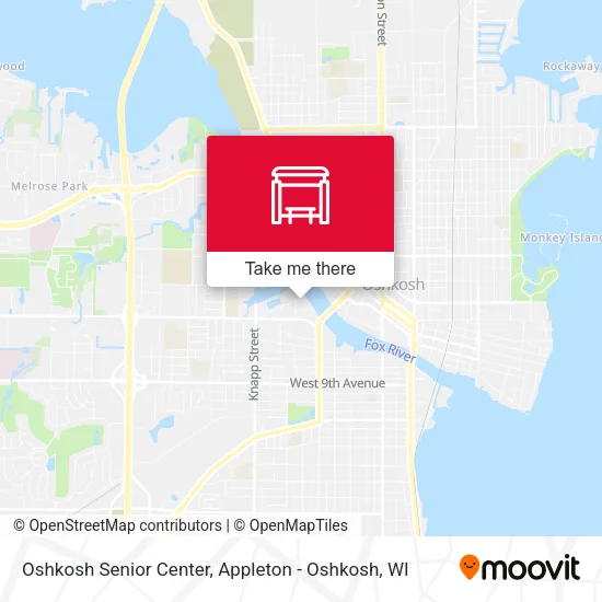 Mapa de Oshkosh Senior Center