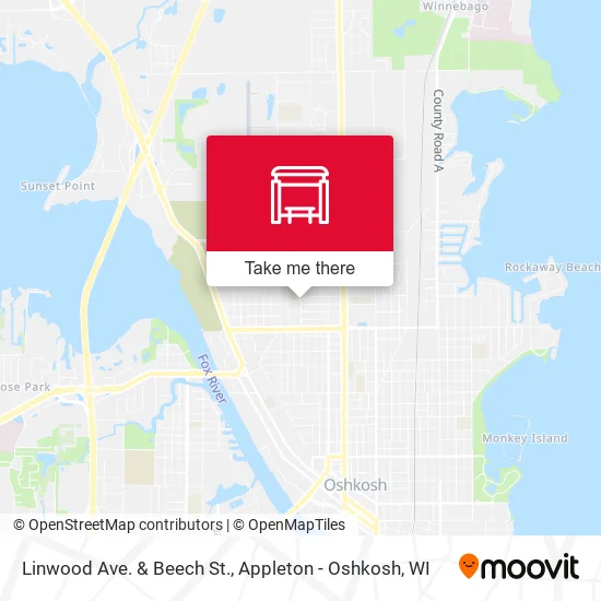 Mapa de Linwood Ave. & Beech St.
