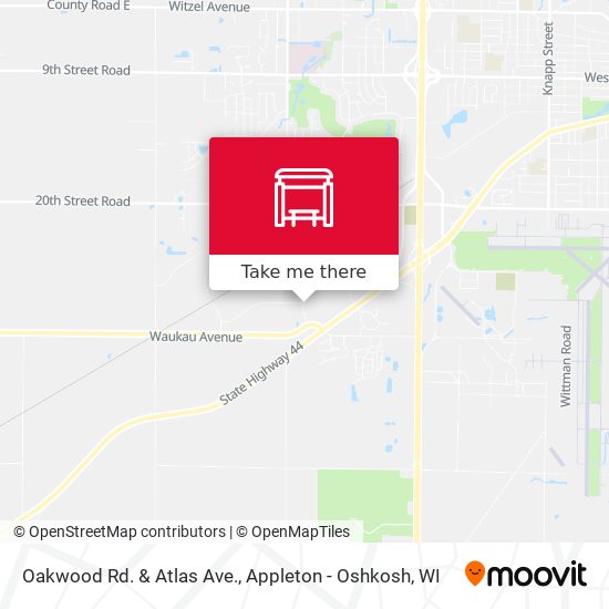 Mapa de Oakwood Rd. & Atlas Ave.