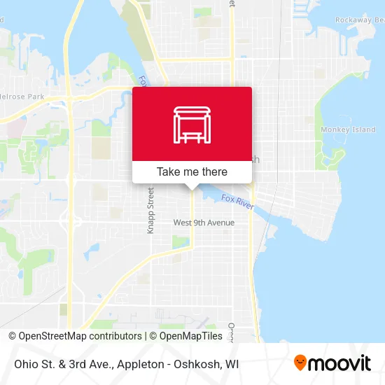 Mapa de Ohio St. & 3rd Ave.