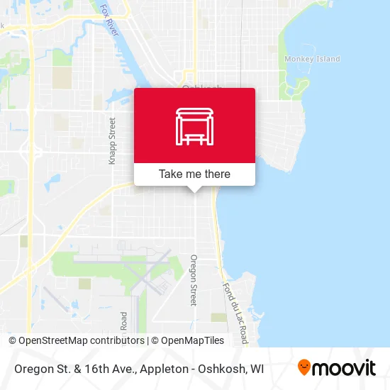 Mapa de Oregon St. & 16th Ave.