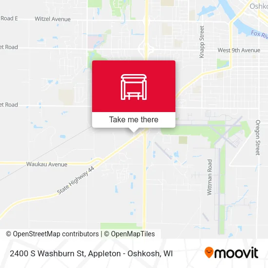 Mapa de 2400 S Washburn St