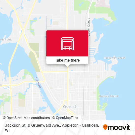Mapa de Jackson St. & Gruenwald Ave.