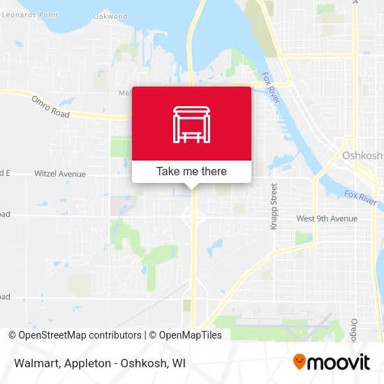 Mapa de Walmart