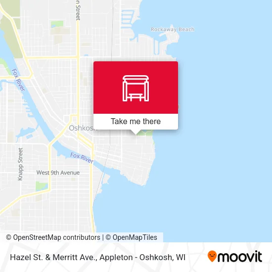 Mapa de Hazel St. & Merritt Ave.
