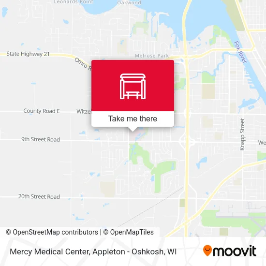 Mapa de Mercy Medical Center