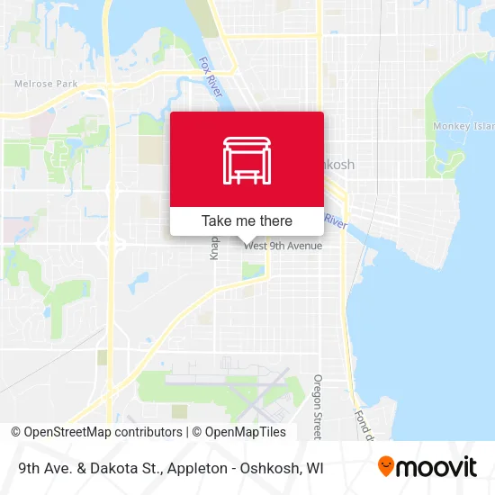 Mapa de 9th Ave. & Dakota St.