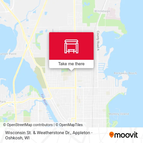 Mapa de Wisconsin St. & Weatherstone Dr.