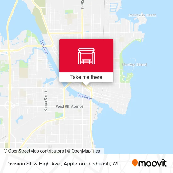 Mapa de Division St. & High Ave.