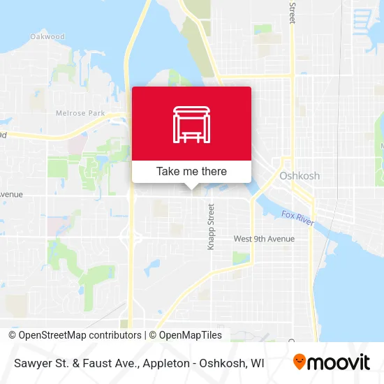 Mapa de Sawyer St. & Faust Ave.
