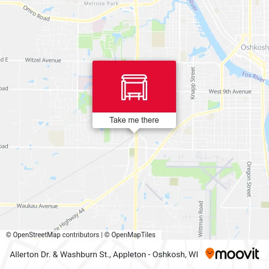 Mapa de Allerton Dr. & Washburn St.