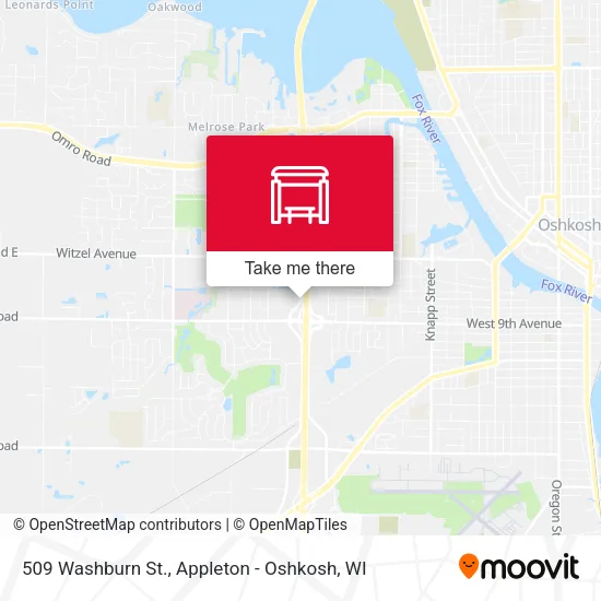 Mapa de 509 Washburn St.