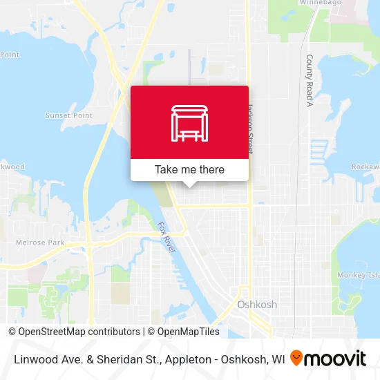 Mapa de Linwood Ave. & Sheridan St.
