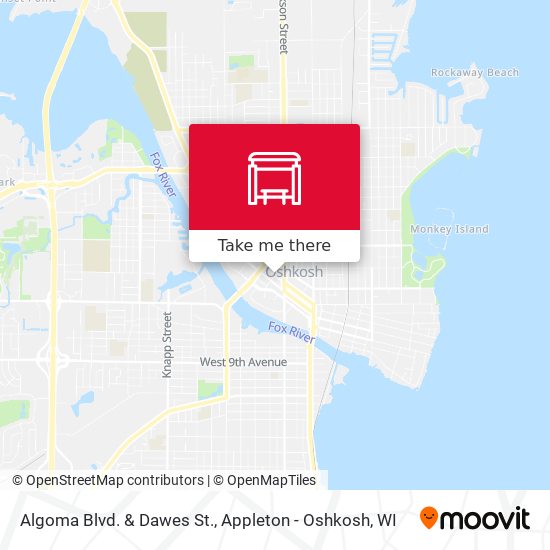 Mapa de Algoma Blvd. & Dawes St.