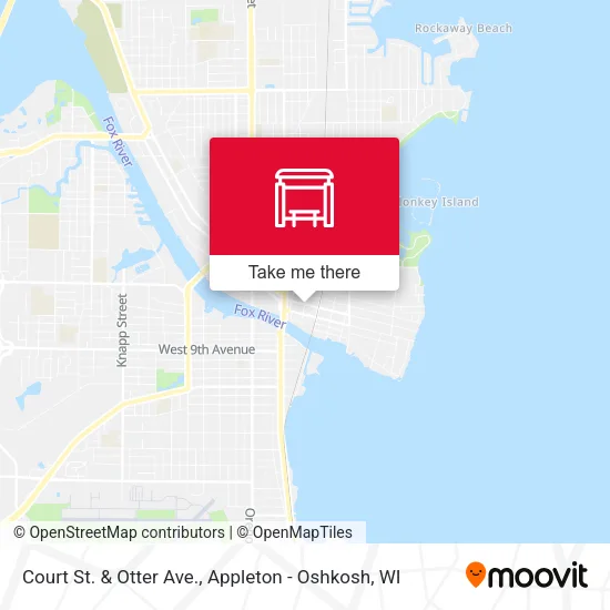 Mapa de Court St. & Otter Ave.